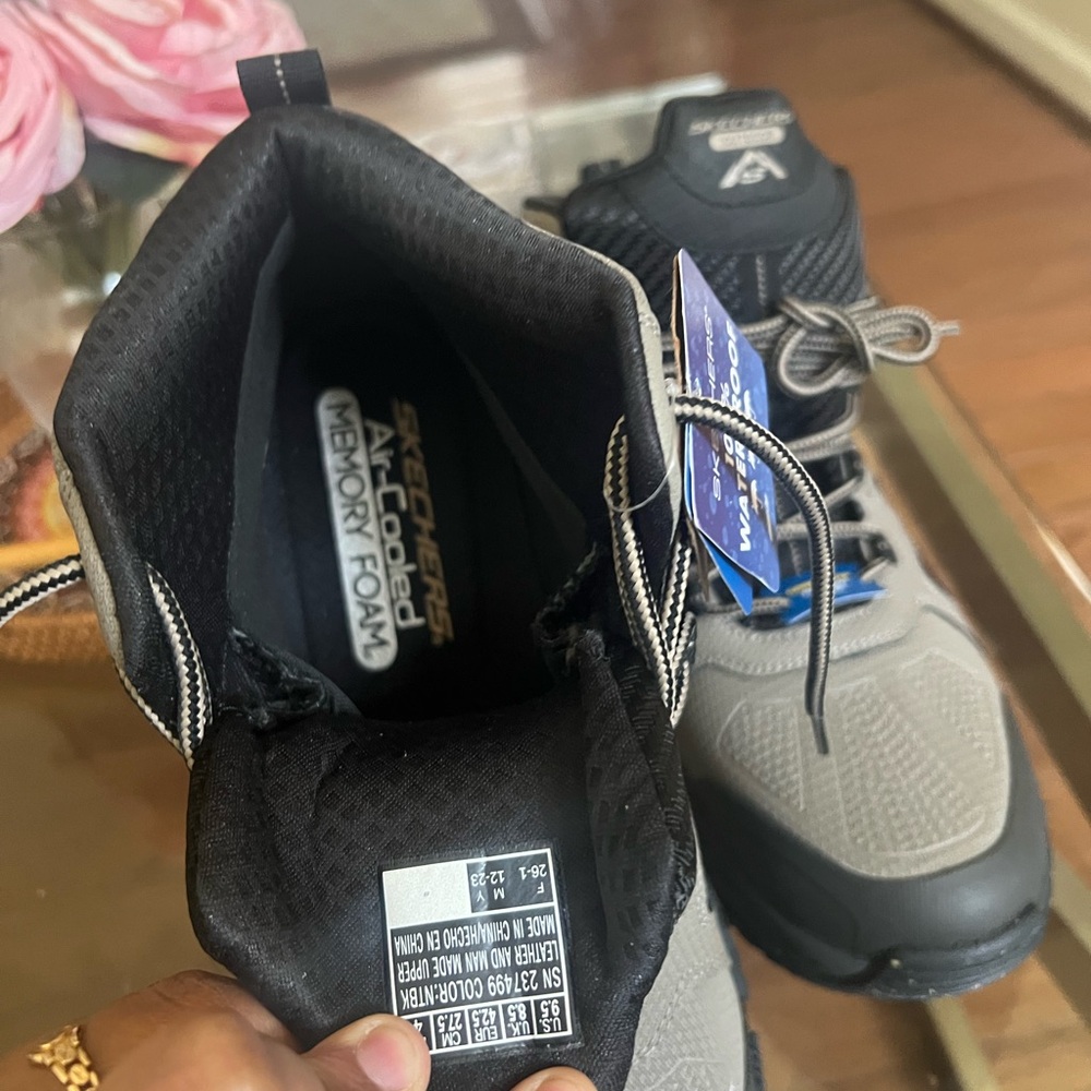 Skechers Black and Gray Athletic Shoes